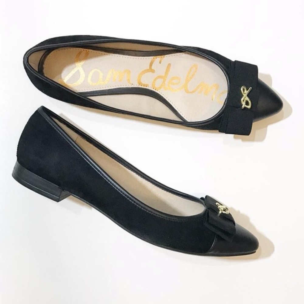 Sam Edelman Women’s Lizzy Flats Pointy Toe black